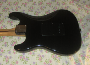 Squier Black and Chrome Standard Stratocaster HSS