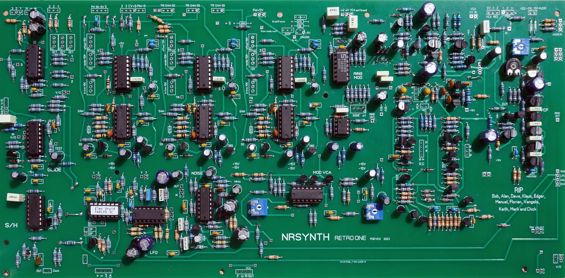Retro One mk2 2tof 12 PCB