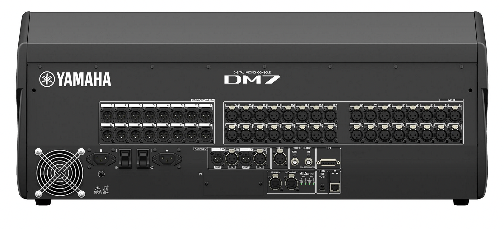Yamaha DM7 : DM7 Rear