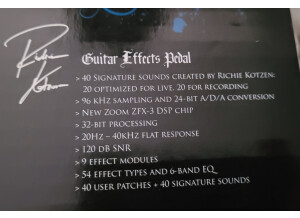 Zoom G2R - Richie Kotzen Signature