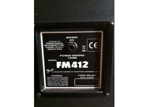 Fender FM 412SL Enclosure (1492)