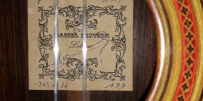 Guitare classique de concert du luthier Daniel Lesueur, année 1979, n°199. En excellent état