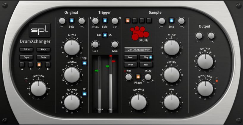 Vends SPL DrumXchanger de la marque Brainworx (Plugin Alliance)