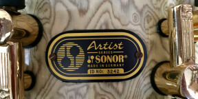 Sonor AS 12 1405 MB Artist Series Maple Snare Gold en très bon état