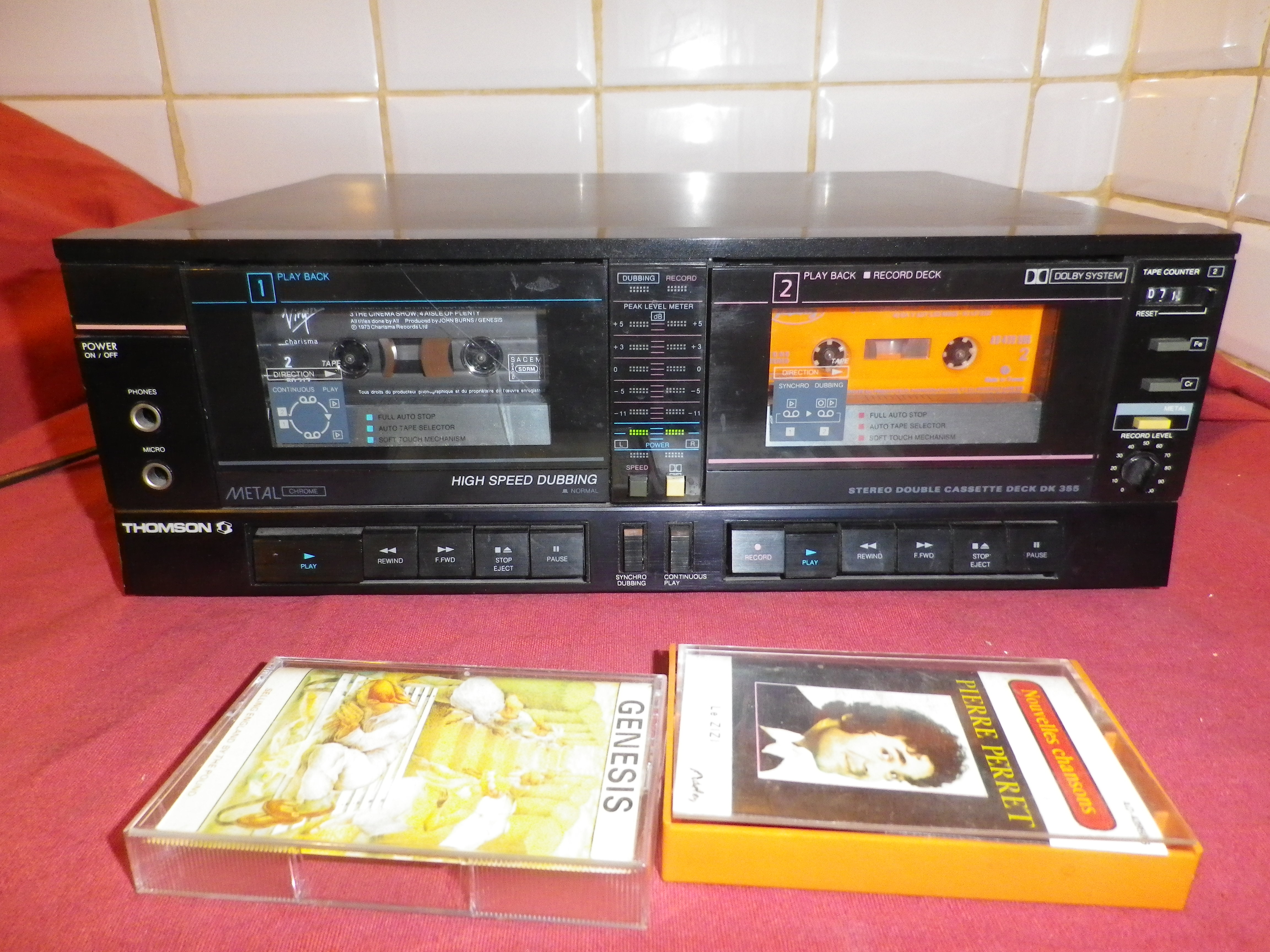 Platine Double Cassette THOMSON DECK DK 355