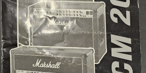 Notice d'origine Marshall TSL 100 et TSL 122. 