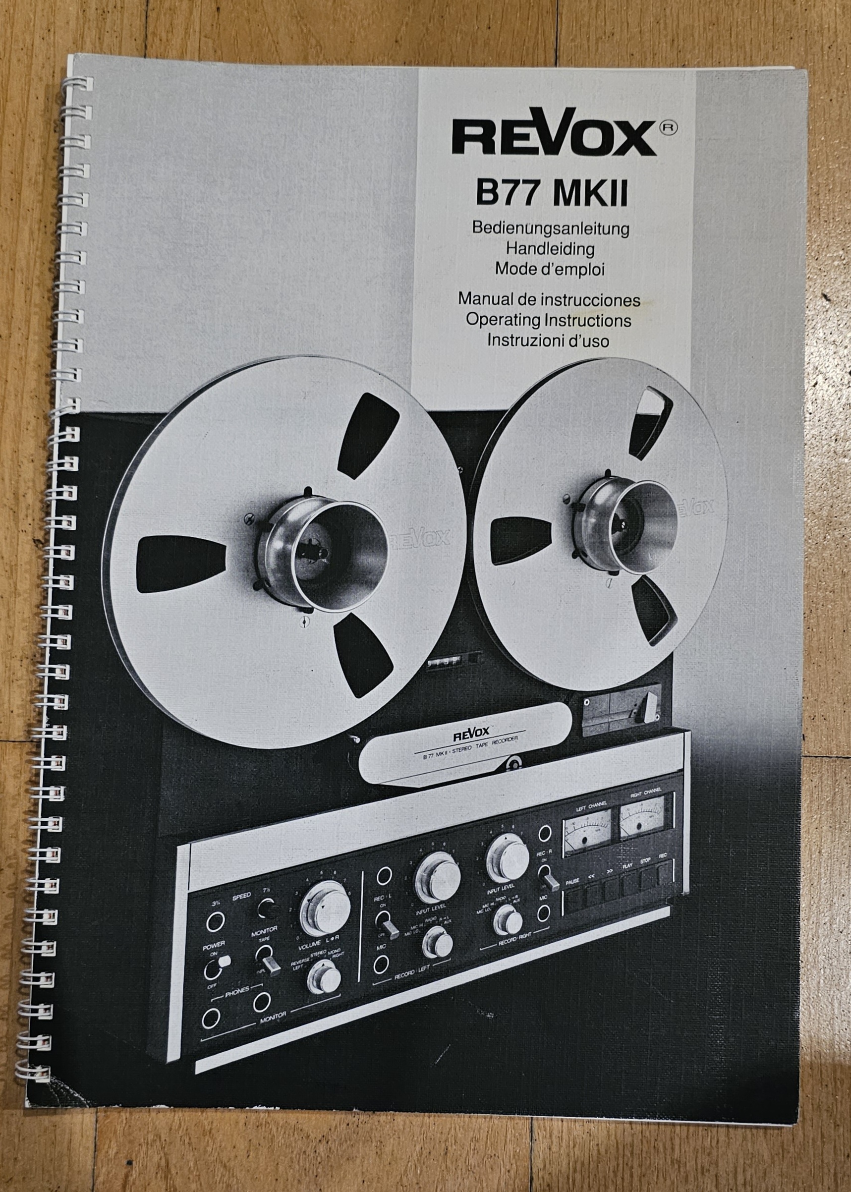 Mode d'emploi Revox B77 MKll