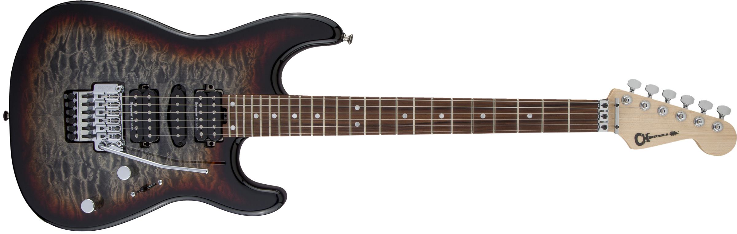 Charvel MJ San Dimas Style 1 HSH FR PF QM : MJ San Dimas Style 1 HSH FR PF QM2