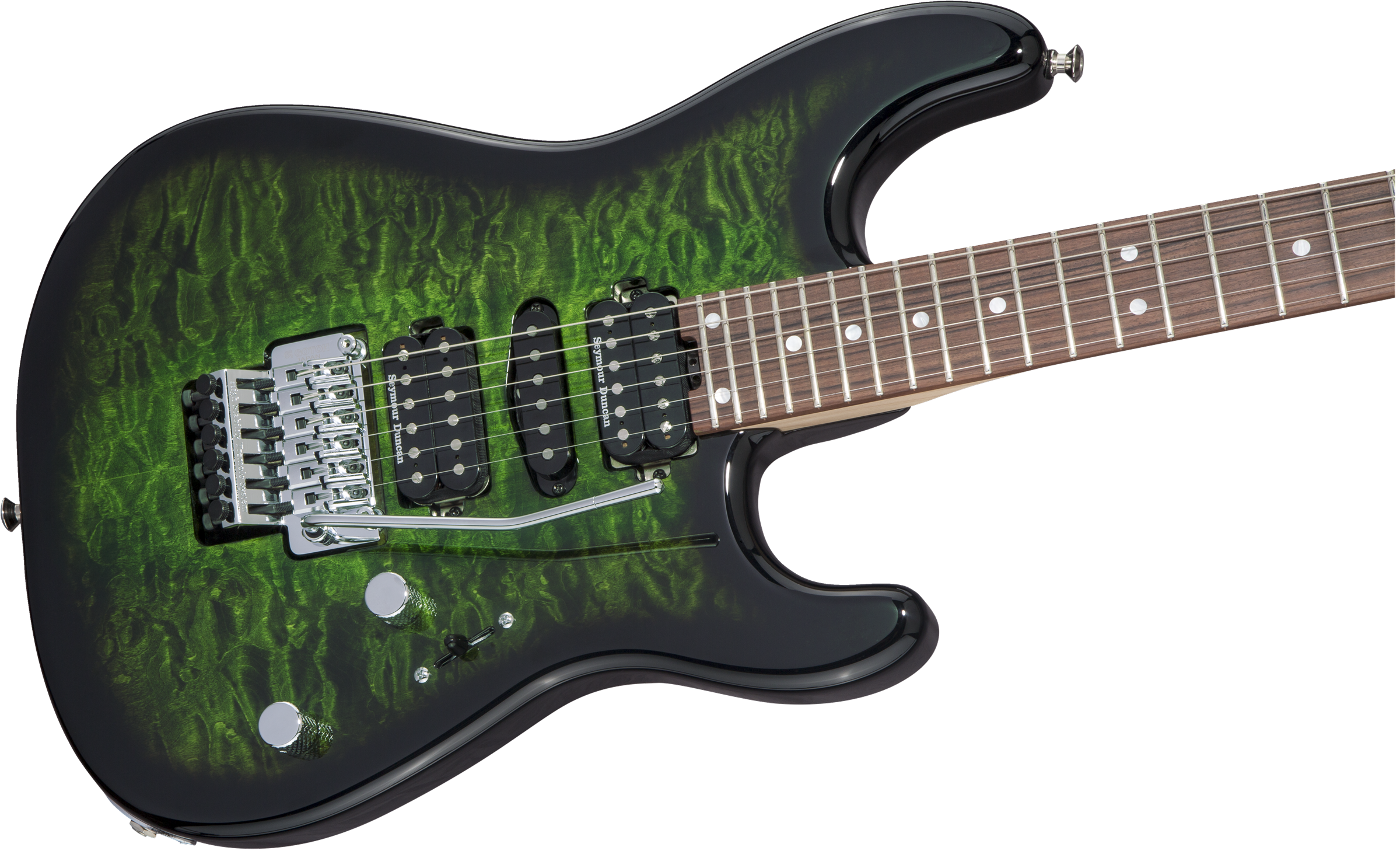 Charvel MJ San Dimas Style 1 HSH FR PF QM : MJ San Dimas Style 1 HSH FR PF QMBODY