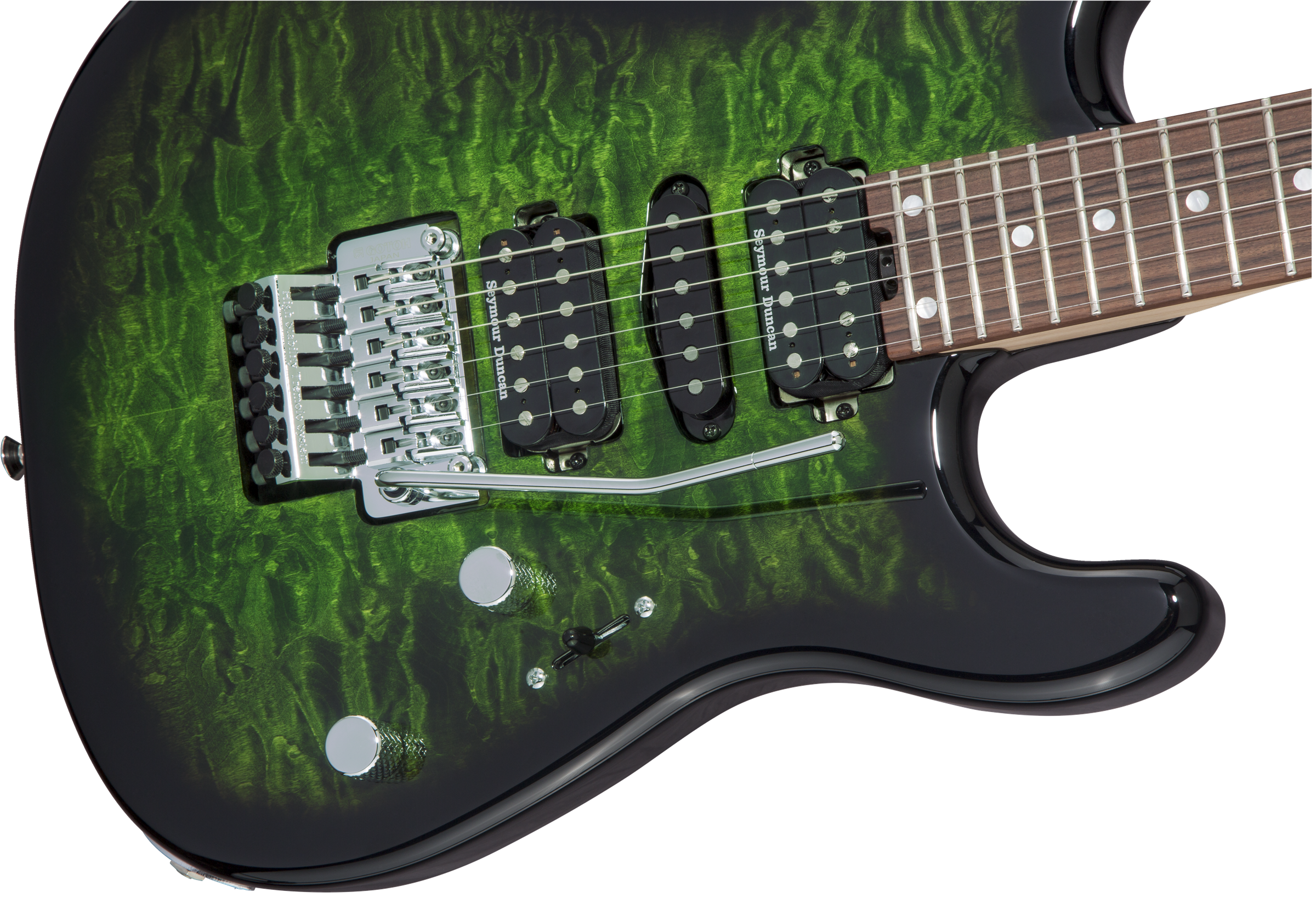 Charvel MJ San Dimas Style 1 HSH FR PF QM : MJ San Dimas Style 1 HSH FR PF QMBODY2