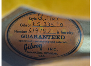 Gibson ES-335 Block Inlay (46837)