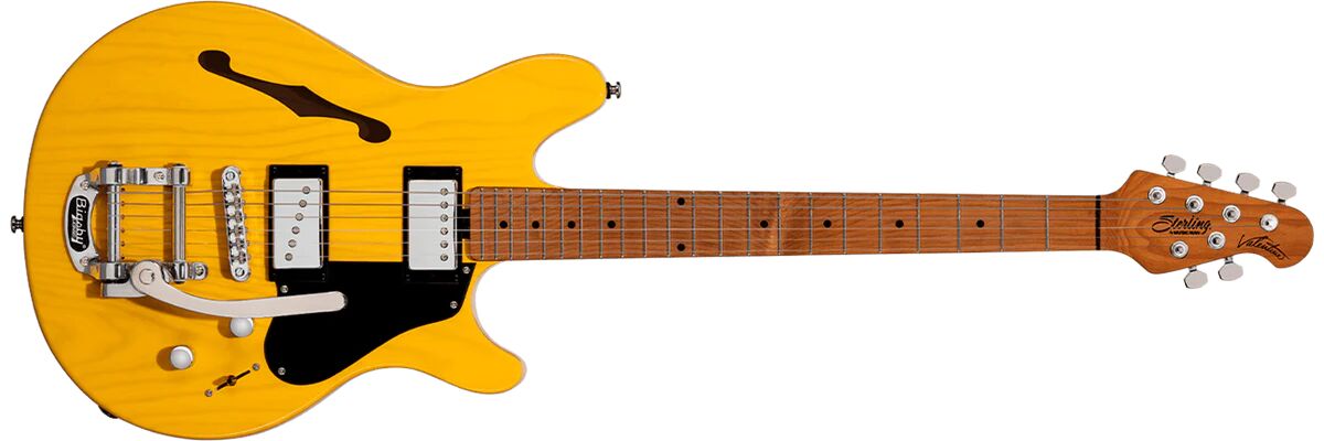 Sterling by Music Man Valentine Chambered Bigsby : Valentine Chambered Bigsby