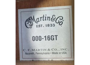 Martin & Co 000-16GT (69895)