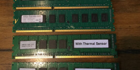 Vends barrettes mémoire RAM 4 X 4Go DDR3 1066 MHz