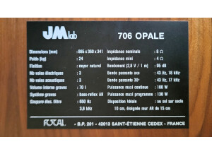 JMlab Opale 706