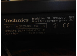 Technics SL-1210 M3D