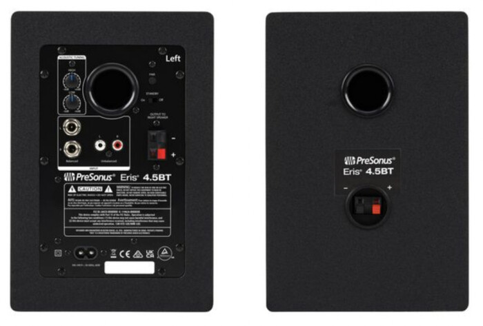 PreSonus Eris 4.5BT 2nd Gen : Eris 4.5BT 2nd Gen Rear PreSonus Eris 4.5BT 2nd Gen : Eris 4.5BT 2nd Gen Rear