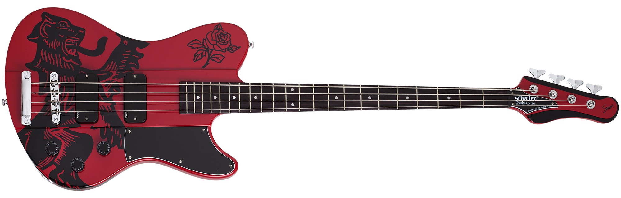 Schecter Simon Gallup Ultra Spitfire Bass (2023) : Simon Gallup Ultra Spitfire Bass