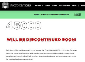 Electro-Harmonix 45000 Multi-Track Looping Recorder (80453)