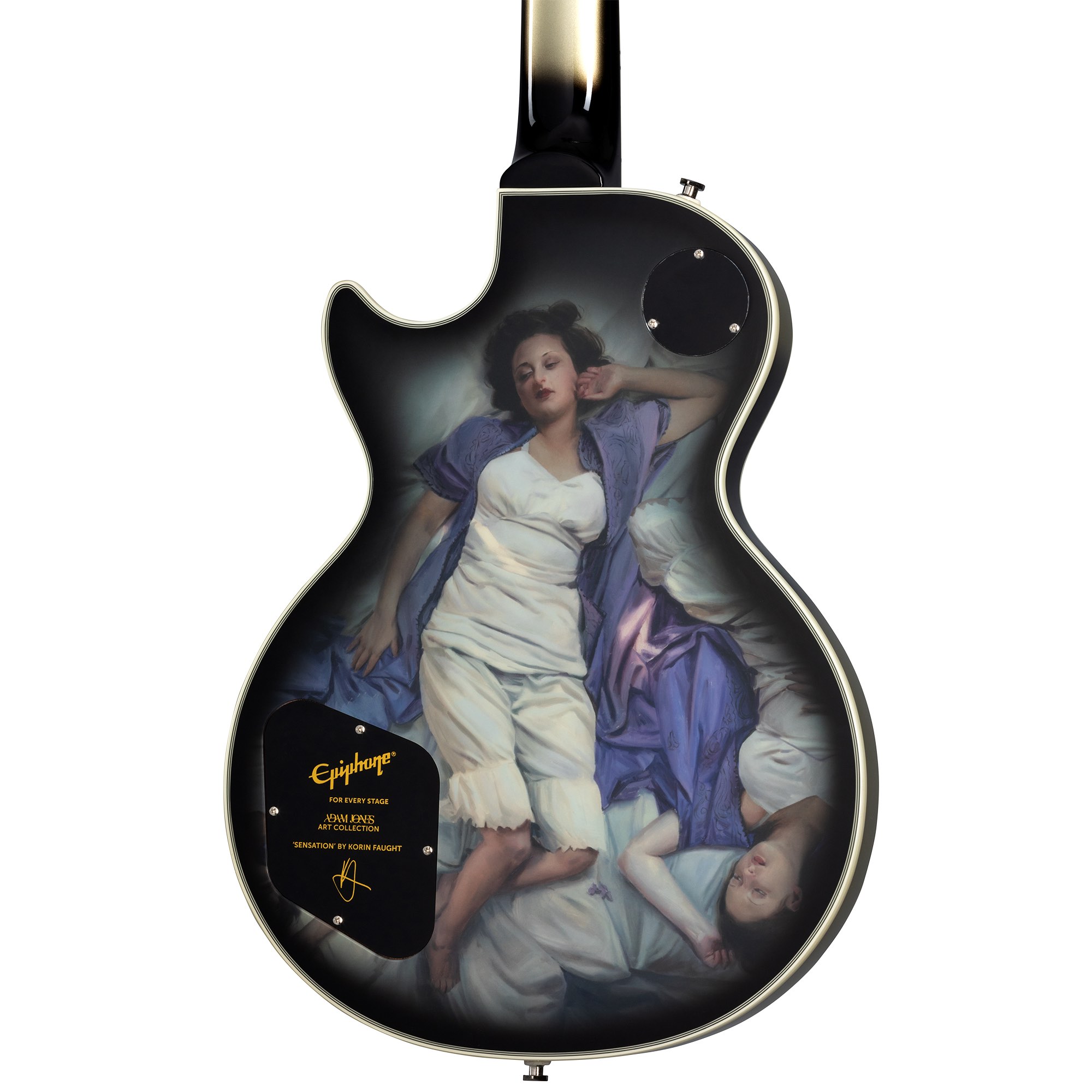 Adam Jones Korin Faught Sensation Les Paul Custom BACK