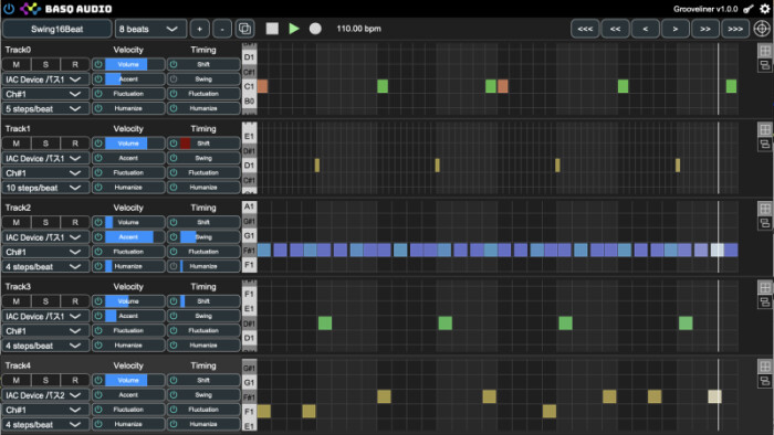 Grooveline GUI Grooveline GUI