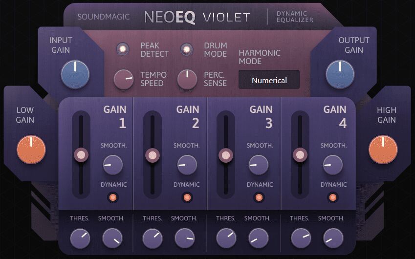 Neo EQ Violet  GUI