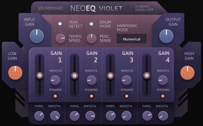 Neo EQ Violet  GUI