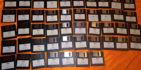 AKAI S01 lot de 47 disquettes originales