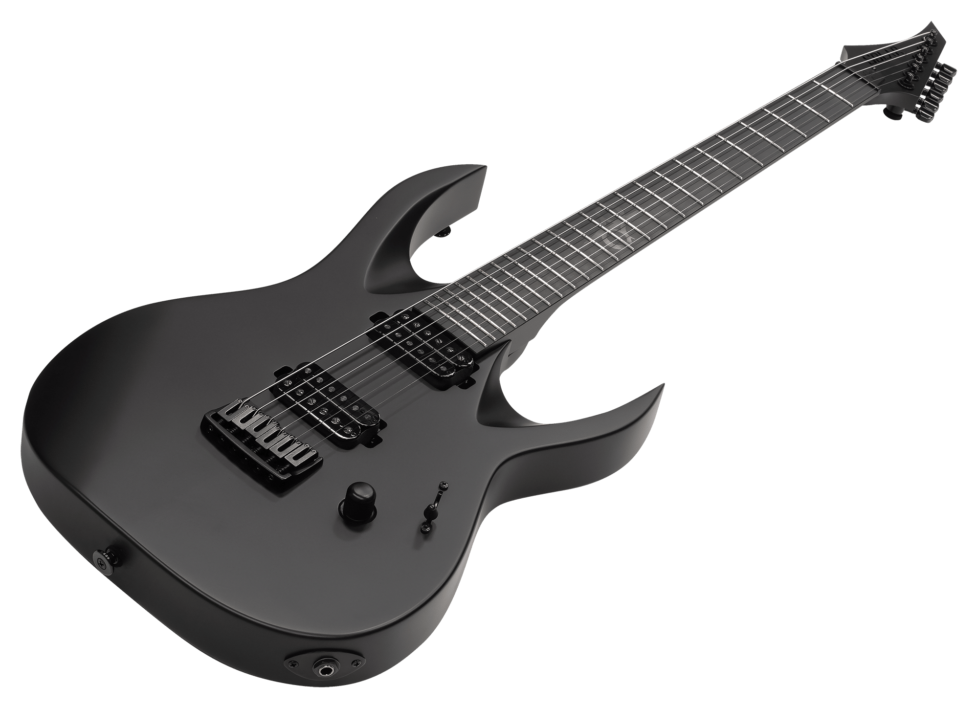 Solar Guitars AB6H SVART : AB6H SVART SIDE