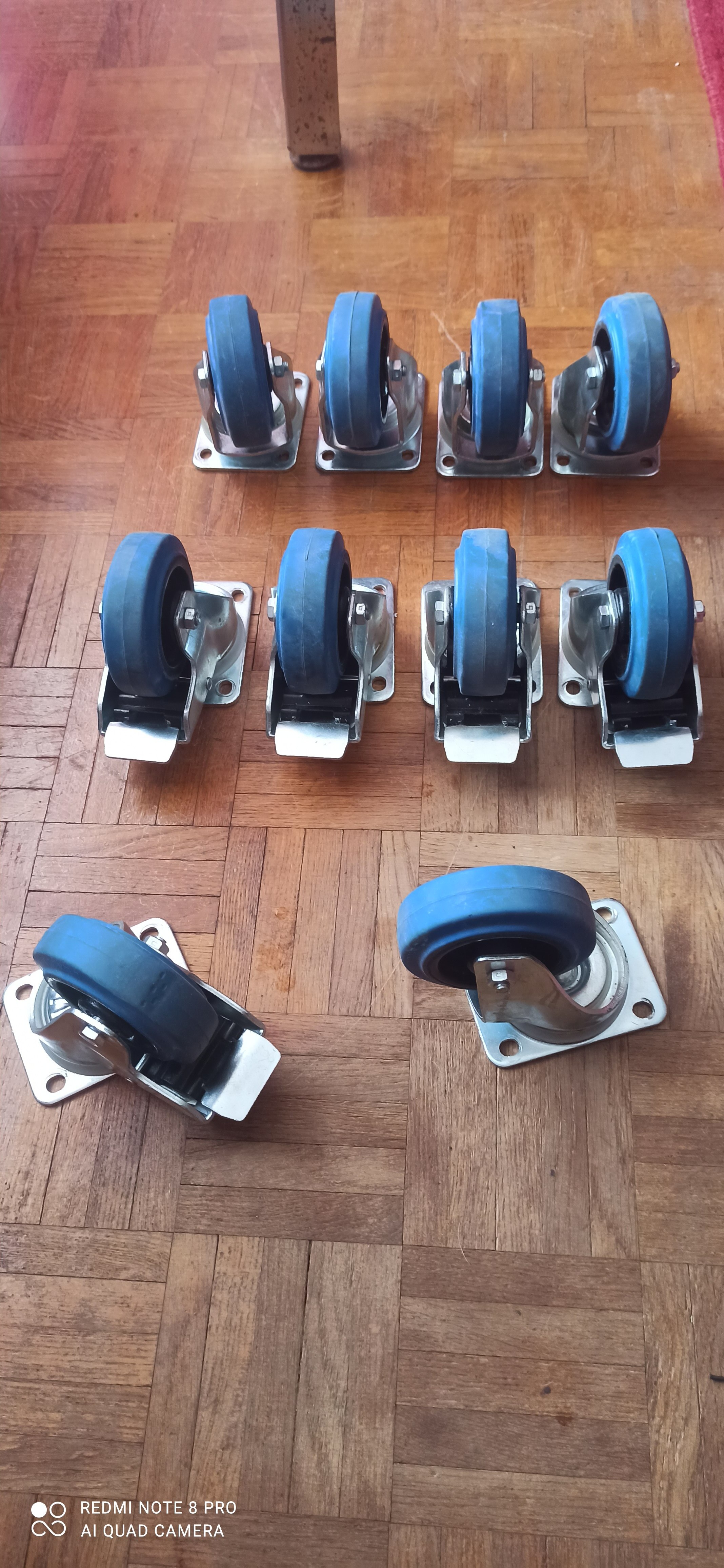 Roulettes professionnelles - Roulettes pivotantes avec ou sans frein - Roulettes charges lourdes