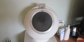 lot de 2 Enceintes - 2 boules+2 caissons Elipson 4040 vintage année 1970