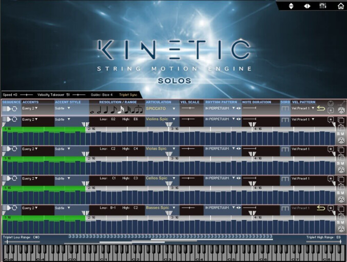 Kinetic Solo &amp; Chamber Strings - GUI