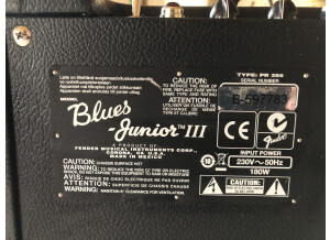 Fender Blues Junior III "Black Paisley"