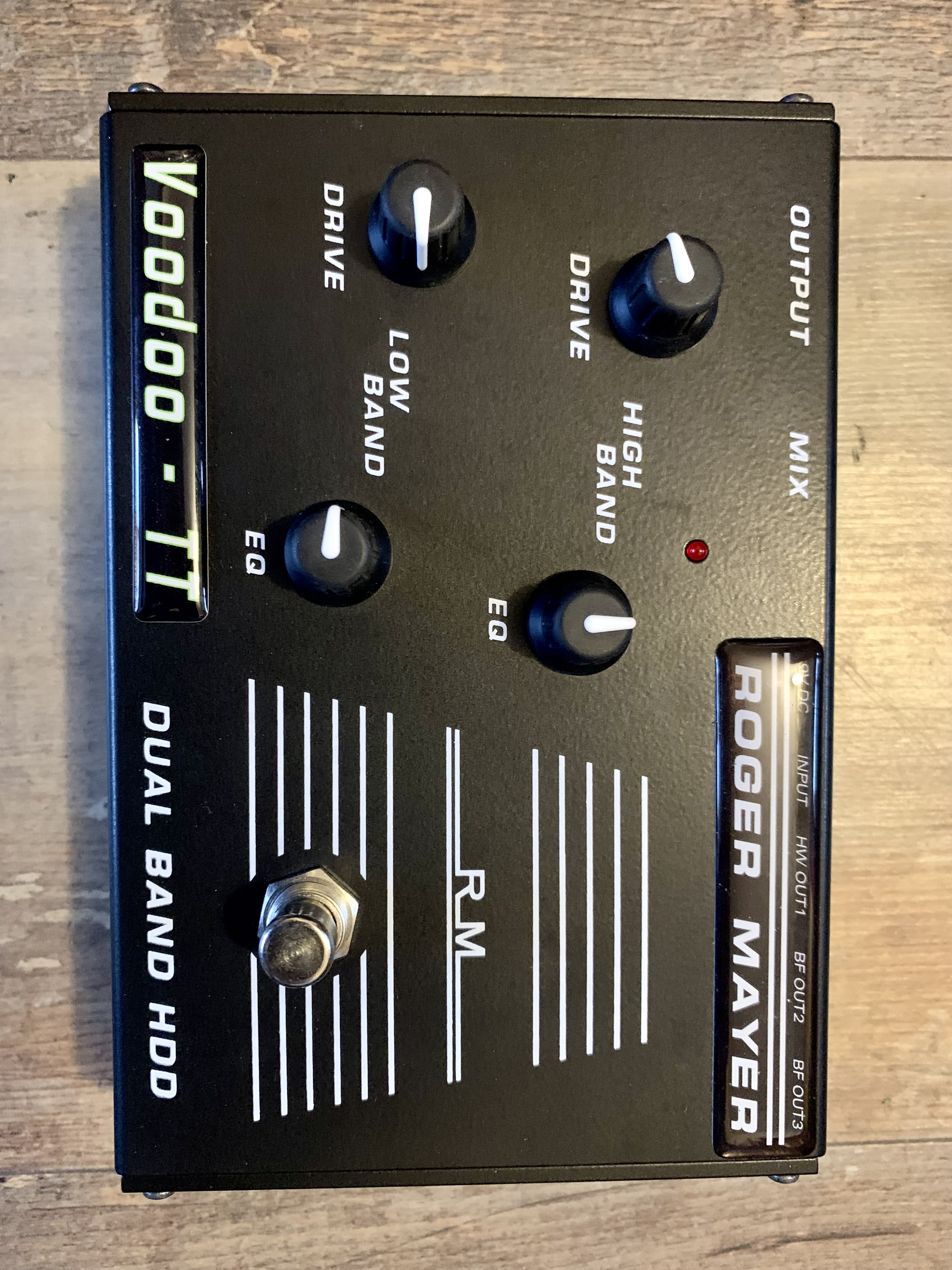 Roger Mayer Vodoo TT Dual band fuzz overdrive