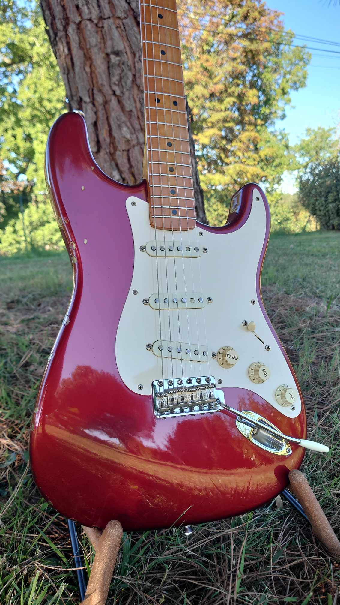 FENDER Stratocaster AVRI57' 1991 Candy Apple Red 