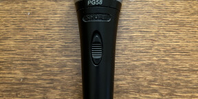 Vends micro SHURE PG58 avec interrupteur en très bon état