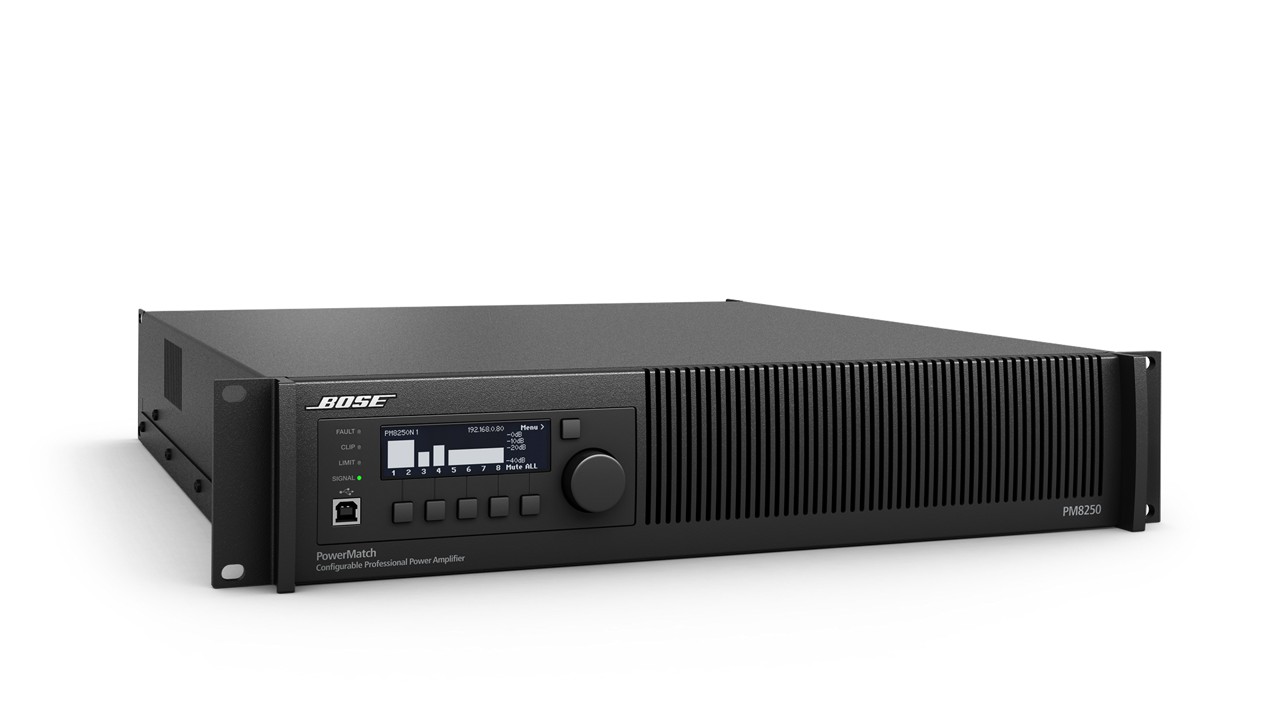 Amplificateurs professionnels numériques Bose Powermatch PM 8500 et PM 8250