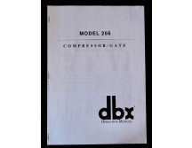 Notice Compresseur dbx 266
