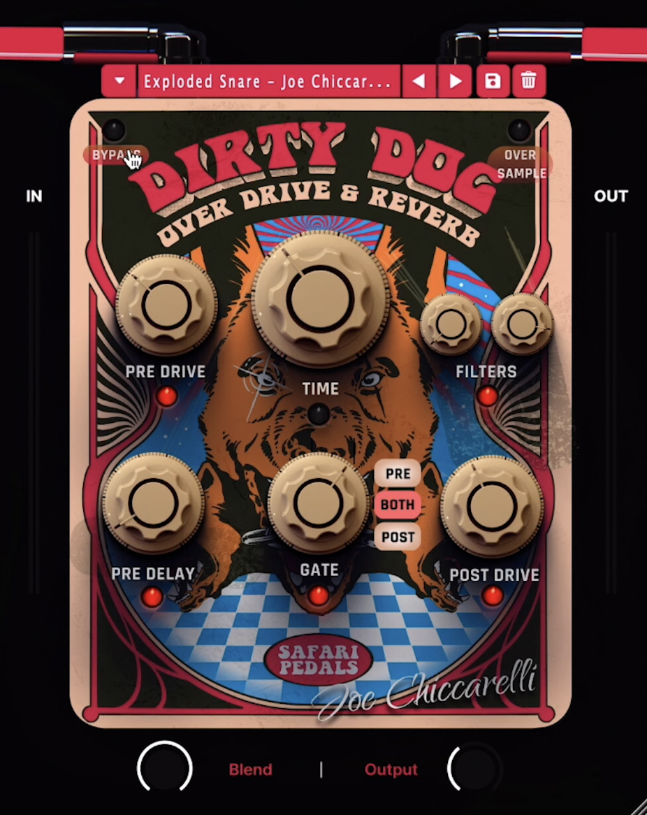 Dirty Dog Reverb GUI