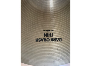 Zildjian K Dark Crash Thin 16'' (45463)