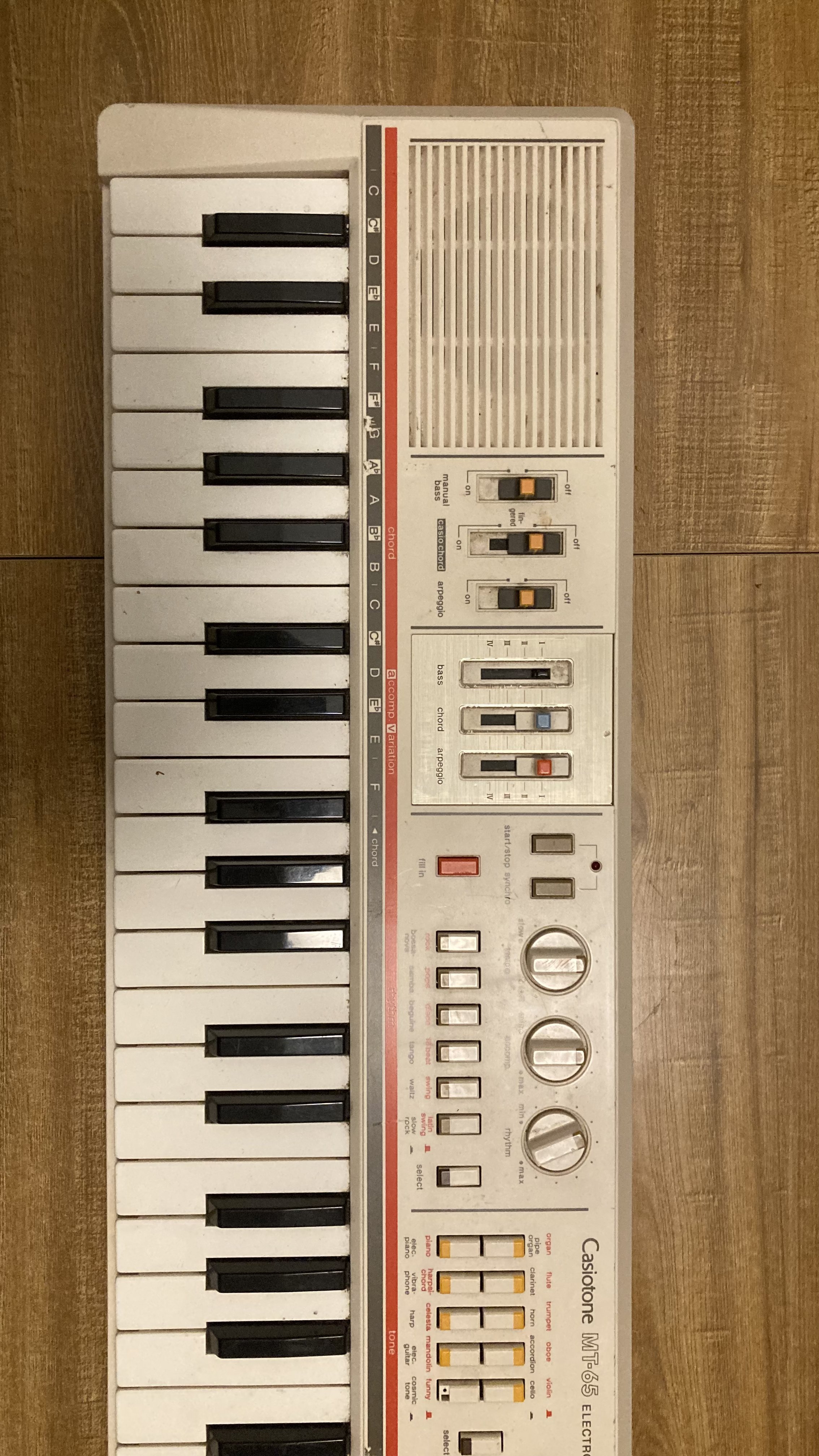 Casio mt 65 keyboard hot sale