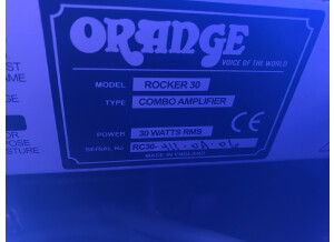 Orange Rocker 30
