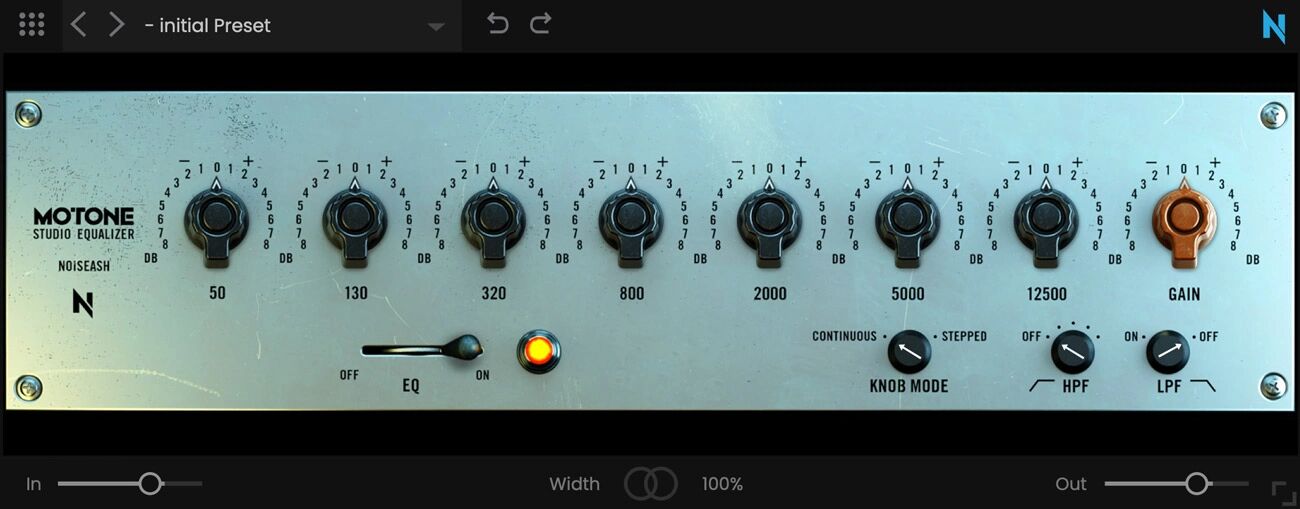 Motone EQ GUI