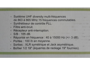 Audiophony UHF 200 TMTR-10