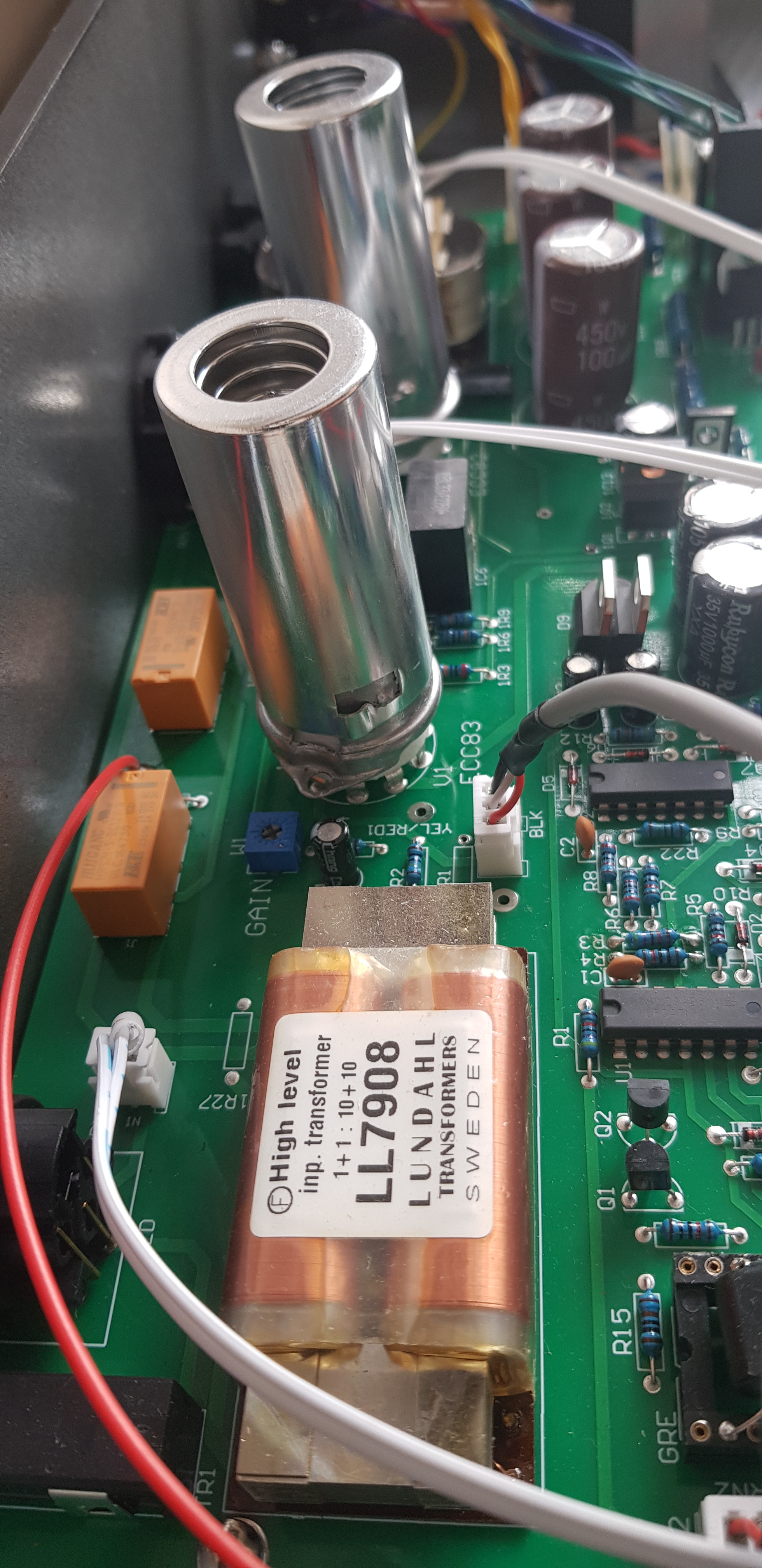 WA1B Input Transformer + Tubes