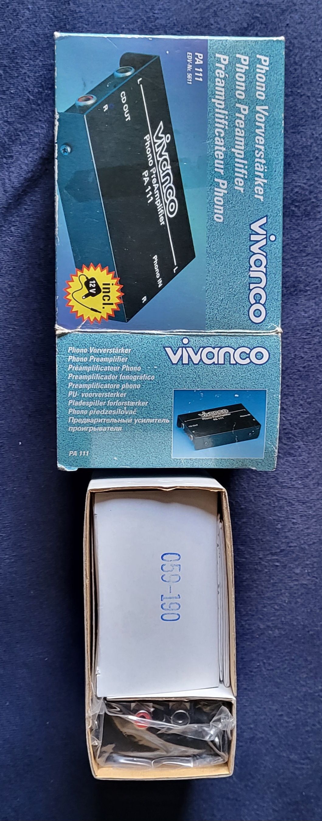 phono preamplifier vivanco