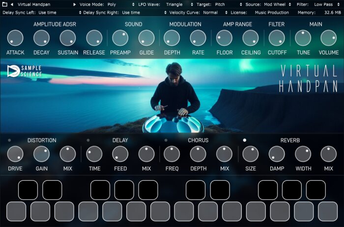 Virtual Handpan GUI Virtual Handpan GUI