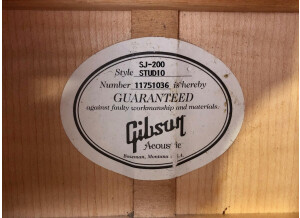 Gibson SJ-200 Studio (11081)