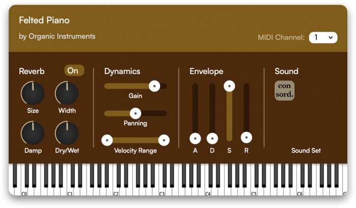 Felted Piano GUI Felted Piano GUI
