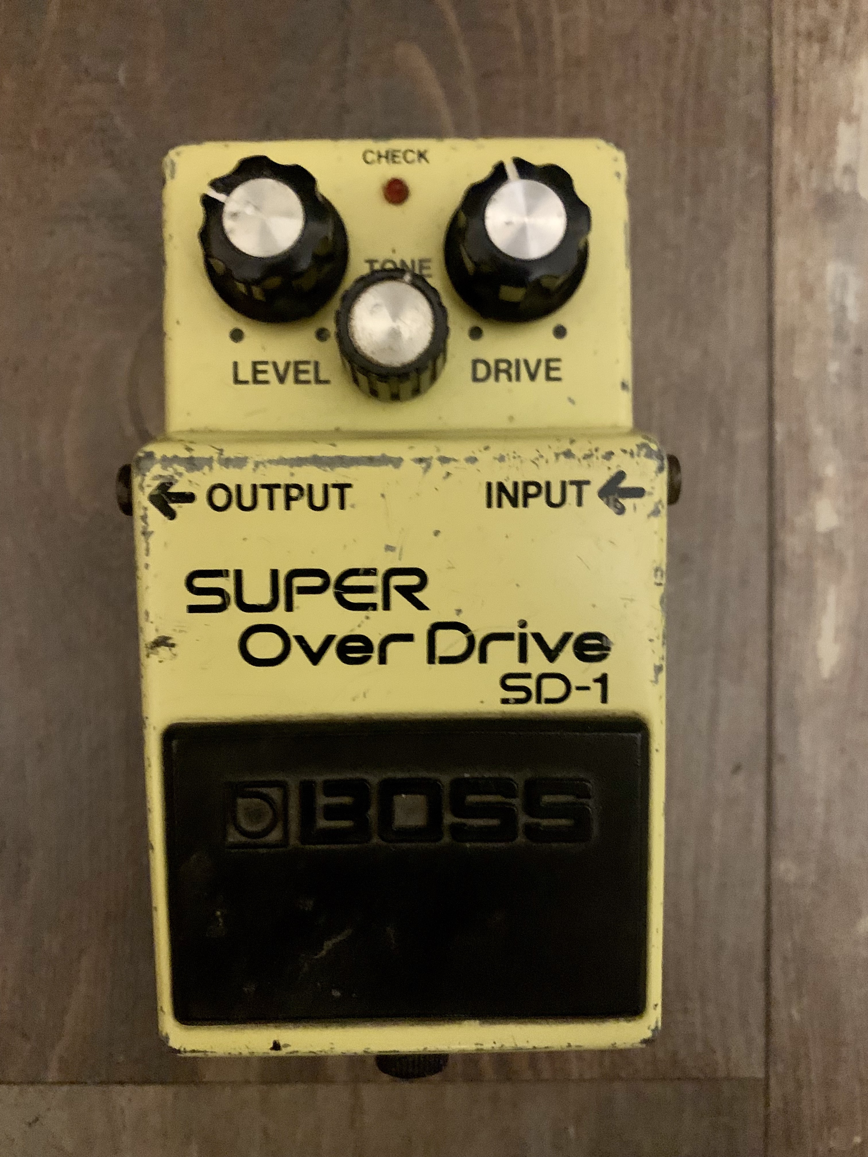 Boss SD-1 super overdrive Black Label